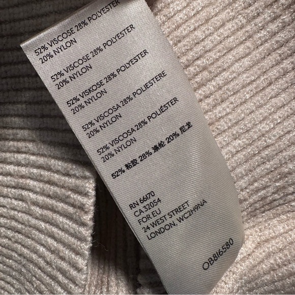 Free People Softly Structured Tunic Sweater Heather Oatmeal OB816580 EUC Small - Picture 8 of 15